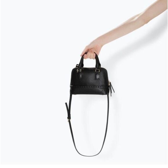 NWT Zara black mini handbag - Picture 1 of 11